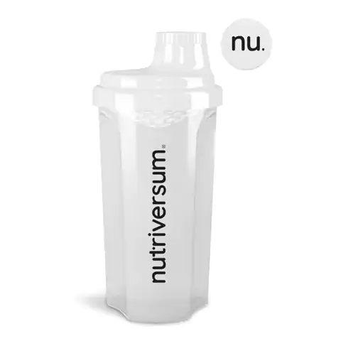 500 ml Shaker mit Sieb für Kollagen und Proteinpulver